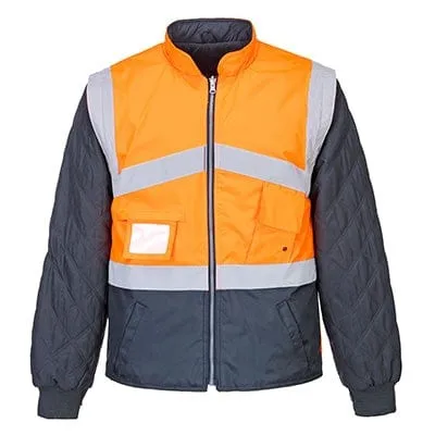 Hi-Vis 2-Tone Jacket - Reversible - All Sizes