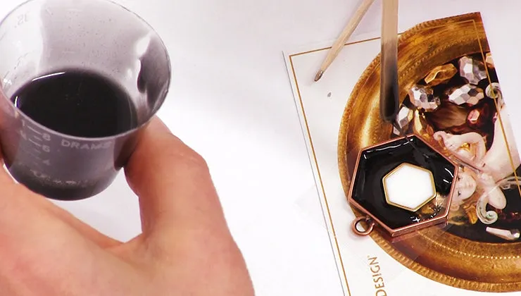 How to Color Block with Resin by Becky Nunn