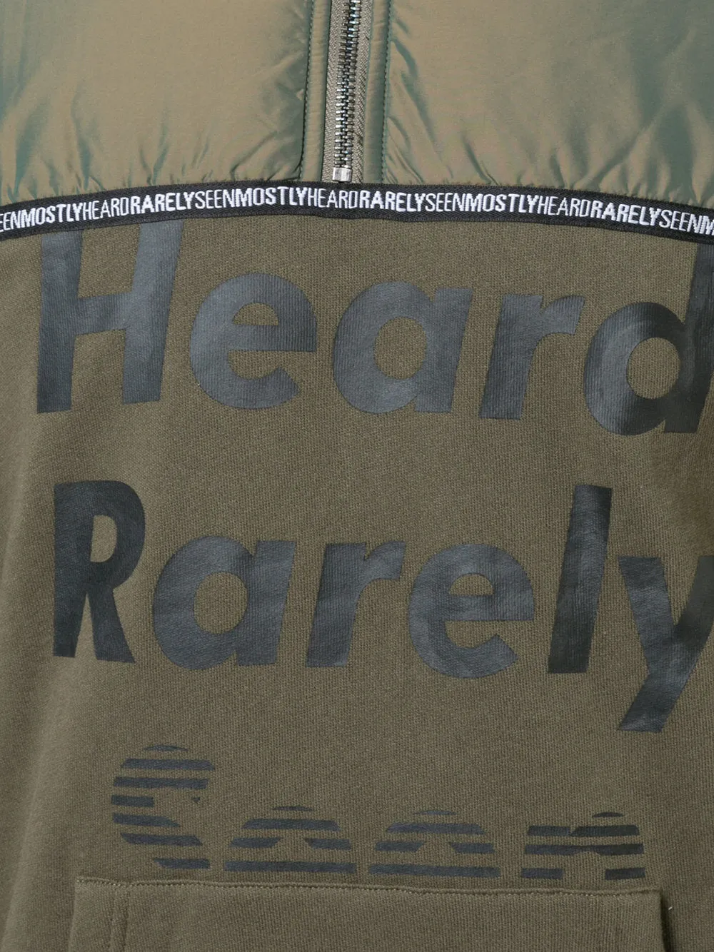 HYBRID PULL OVER MA-1 KNIT TOP
