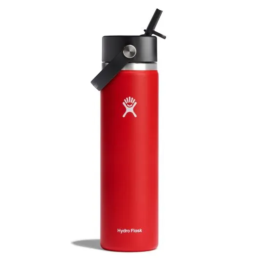 Hydro Flask: 24 oz Wide Mouth w Flex Straw Cap