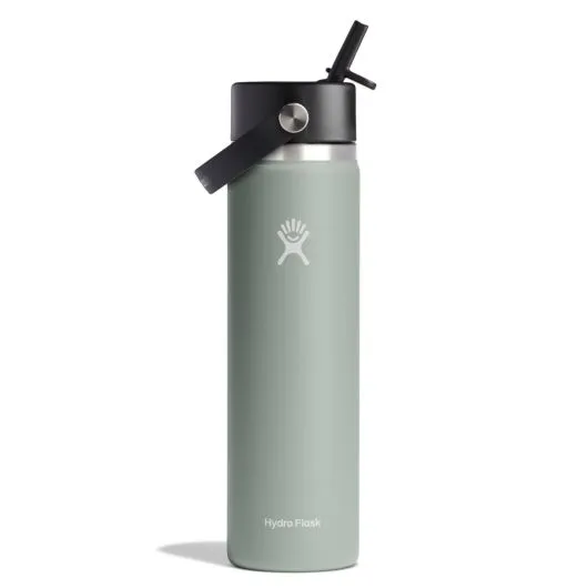 Hydro Flask: 24 oz Wide Mouth w Flex Straw Cap