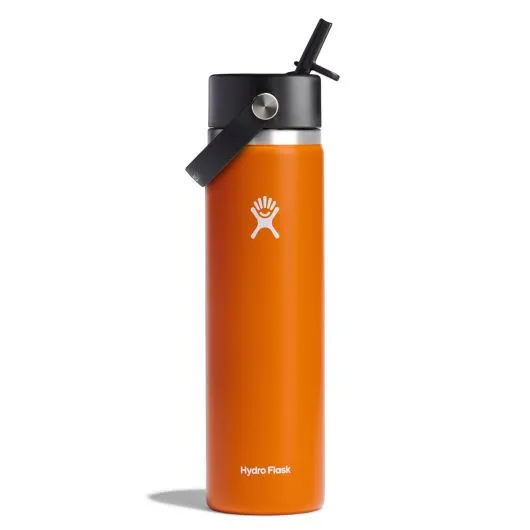 Hydro Flask: 24 oz Wide Mouth w Flex Straw Cap