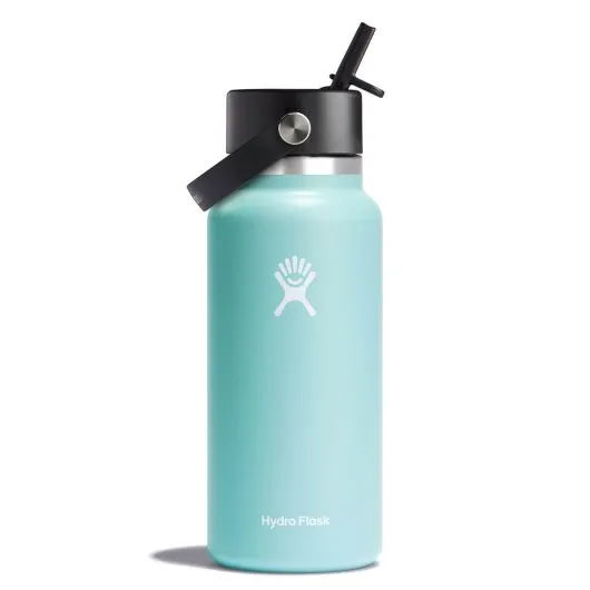 Hydro Flask: 32 Oz Wide Mouth w Straw Cap