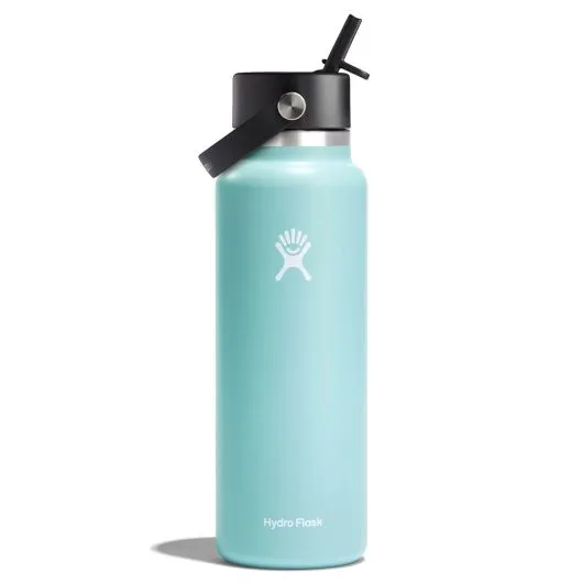 Hydro Flask: 40 oz Wide Mouth w Straw Cap