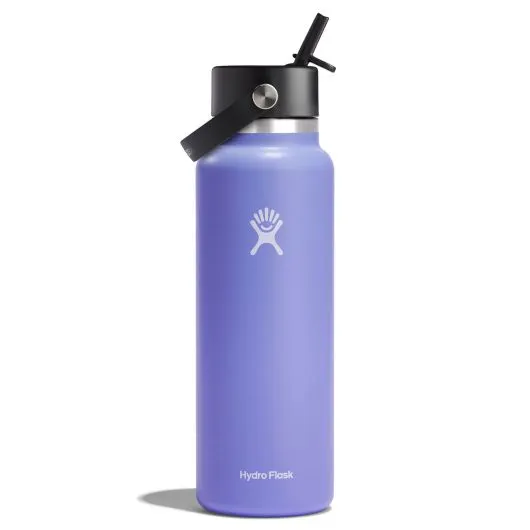 Hydro Flask: 40 oz Wide Mouth w Straw Cap