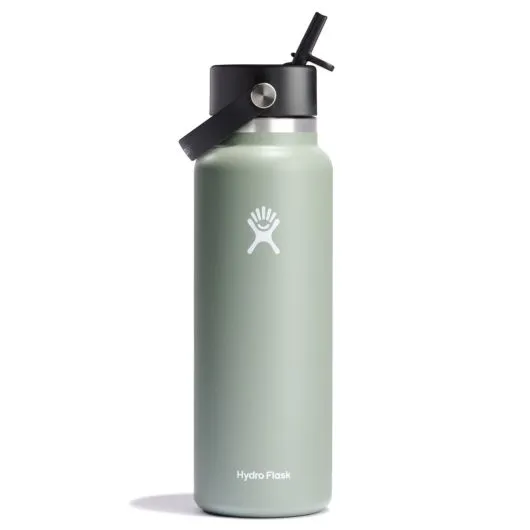 Hydro Flask: 40 oz Wide Mouth w Straw Cap