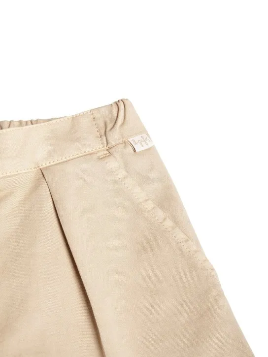 Il Gufo   Cotton gabardine Bermuda shorts 