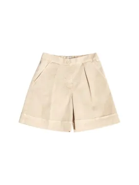 Il Gufo   Cotton gabardine Bermuda shorts 