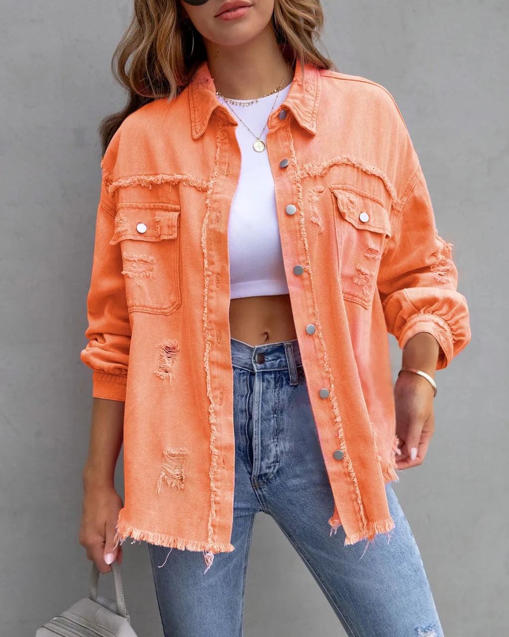 Jaqueta Jeans Color