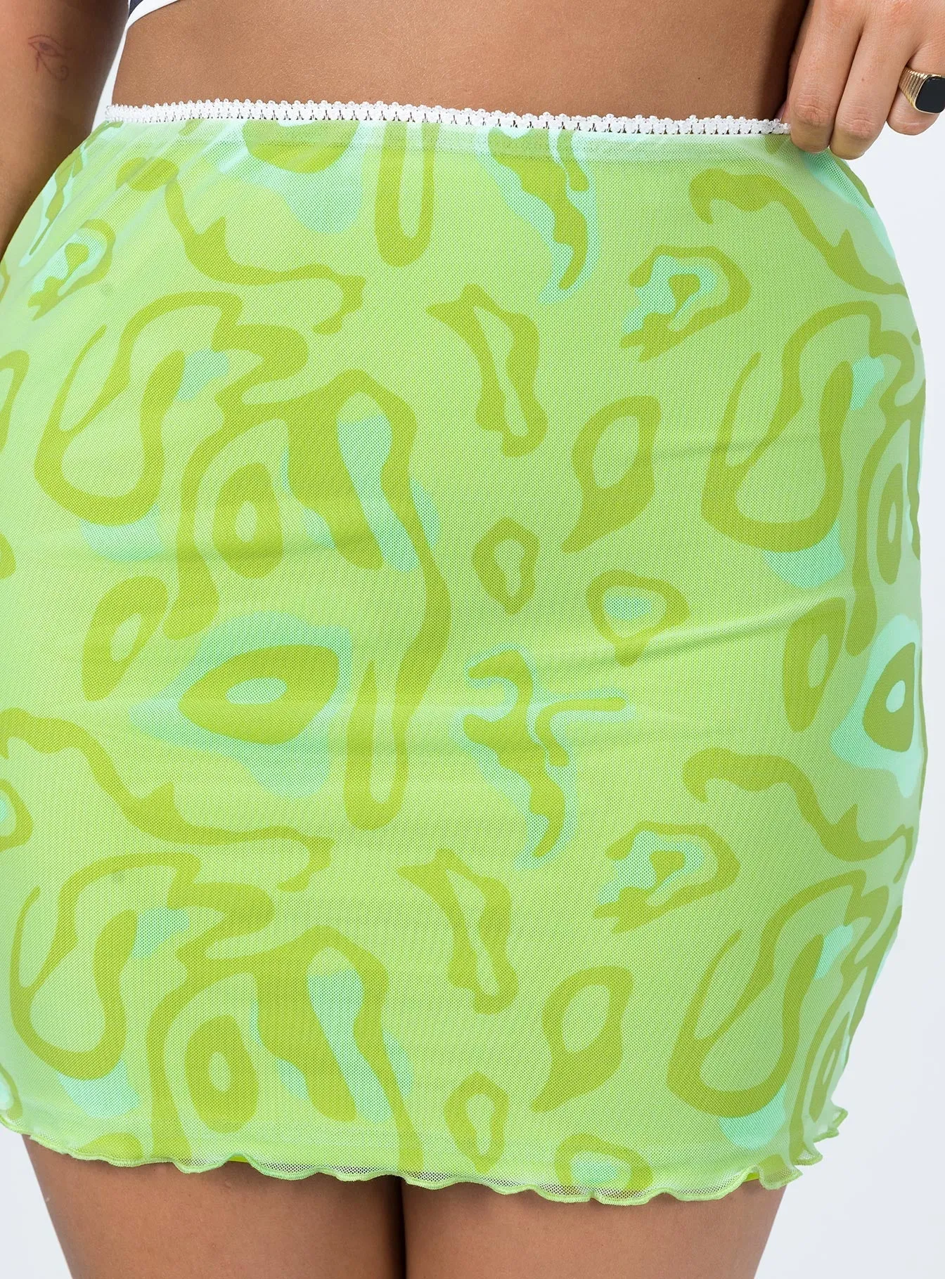 Jayan Mini Skirt Green
