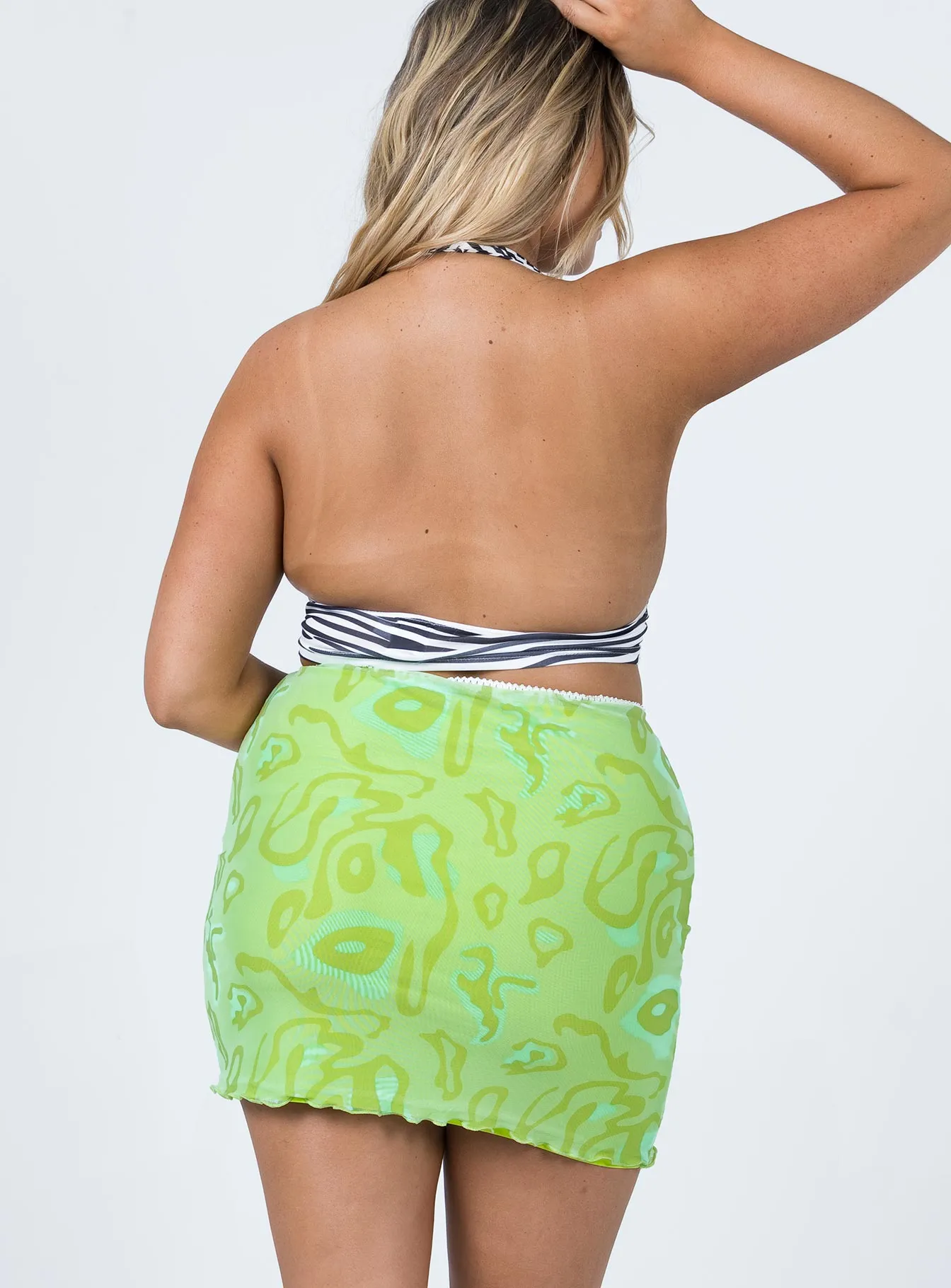 Jayan Mini Skirt Green