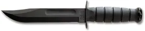 Ka-Bar Full Size Black Fighting / Utility Fixed Blade Knife 1095 Steel
