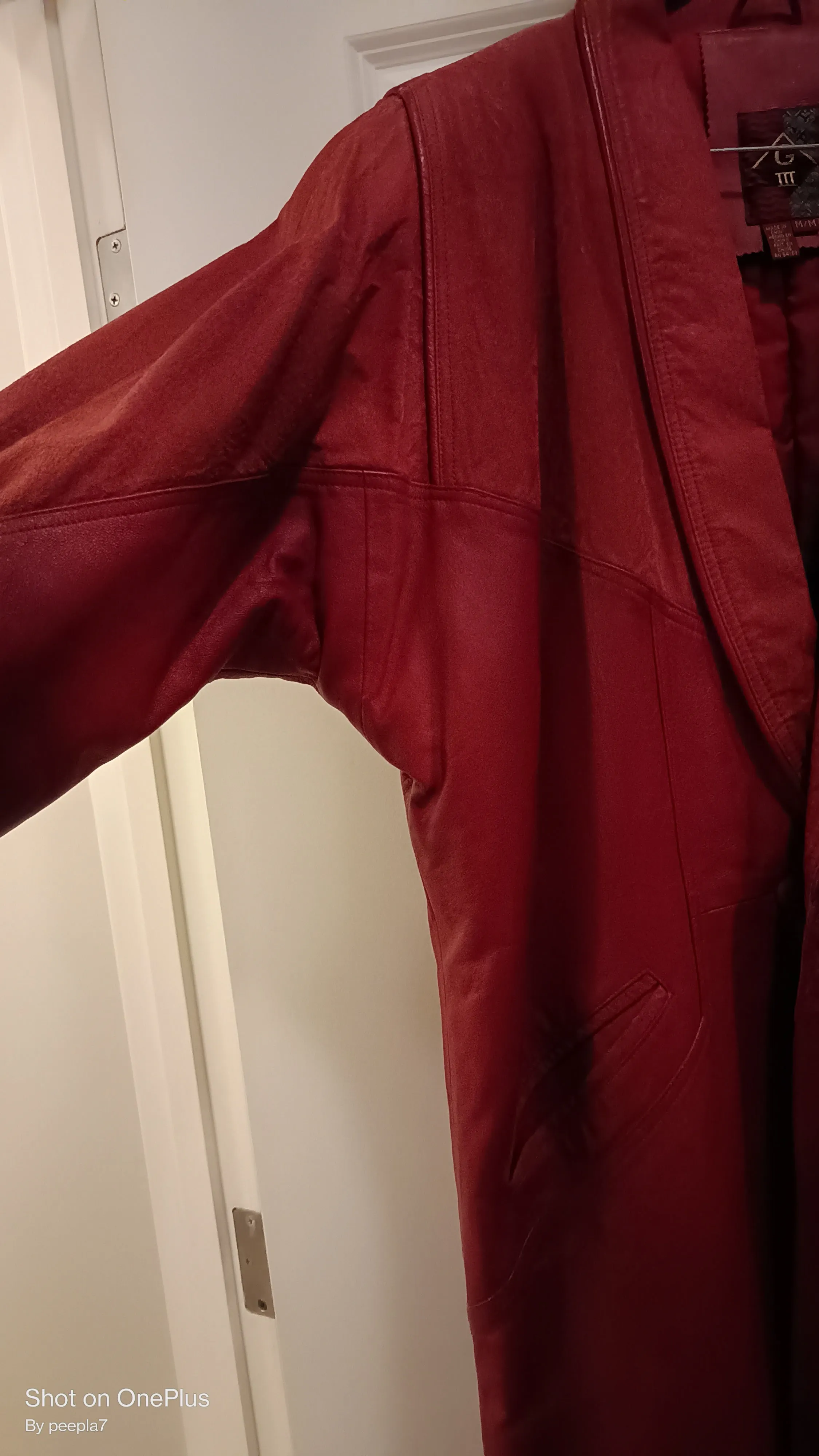 Ladie's G-III Vintage Leather Trench Coat