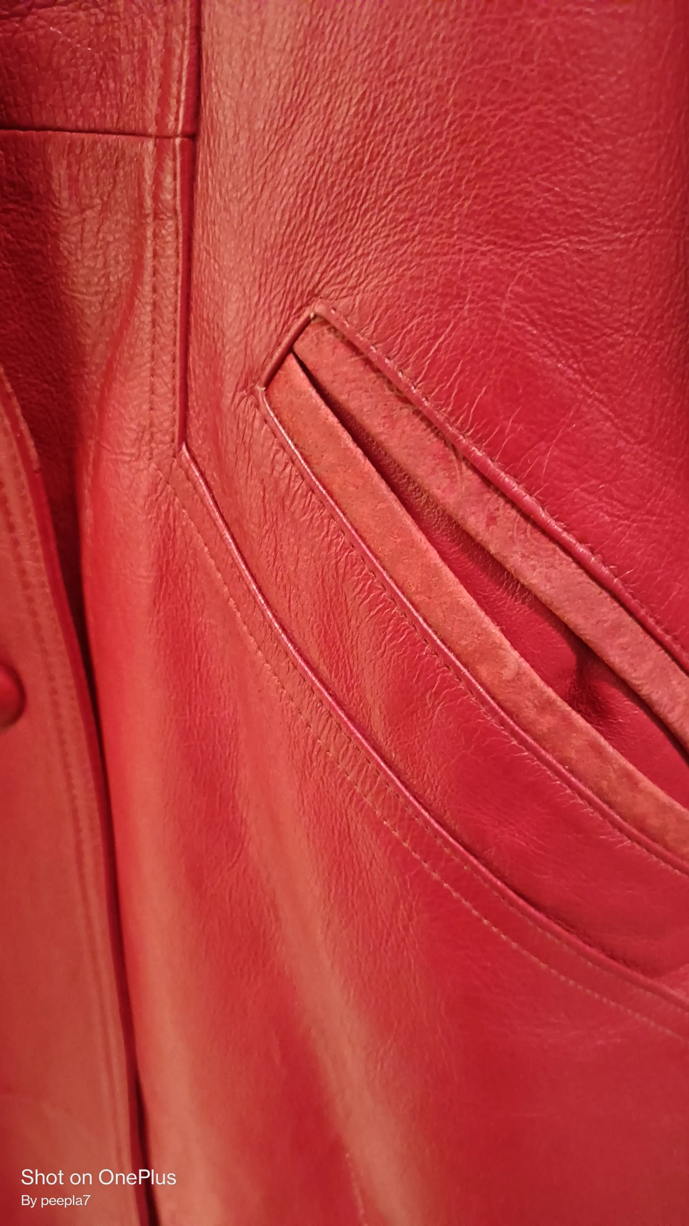 Ladie's G-III Vintage Leather Trench Coat