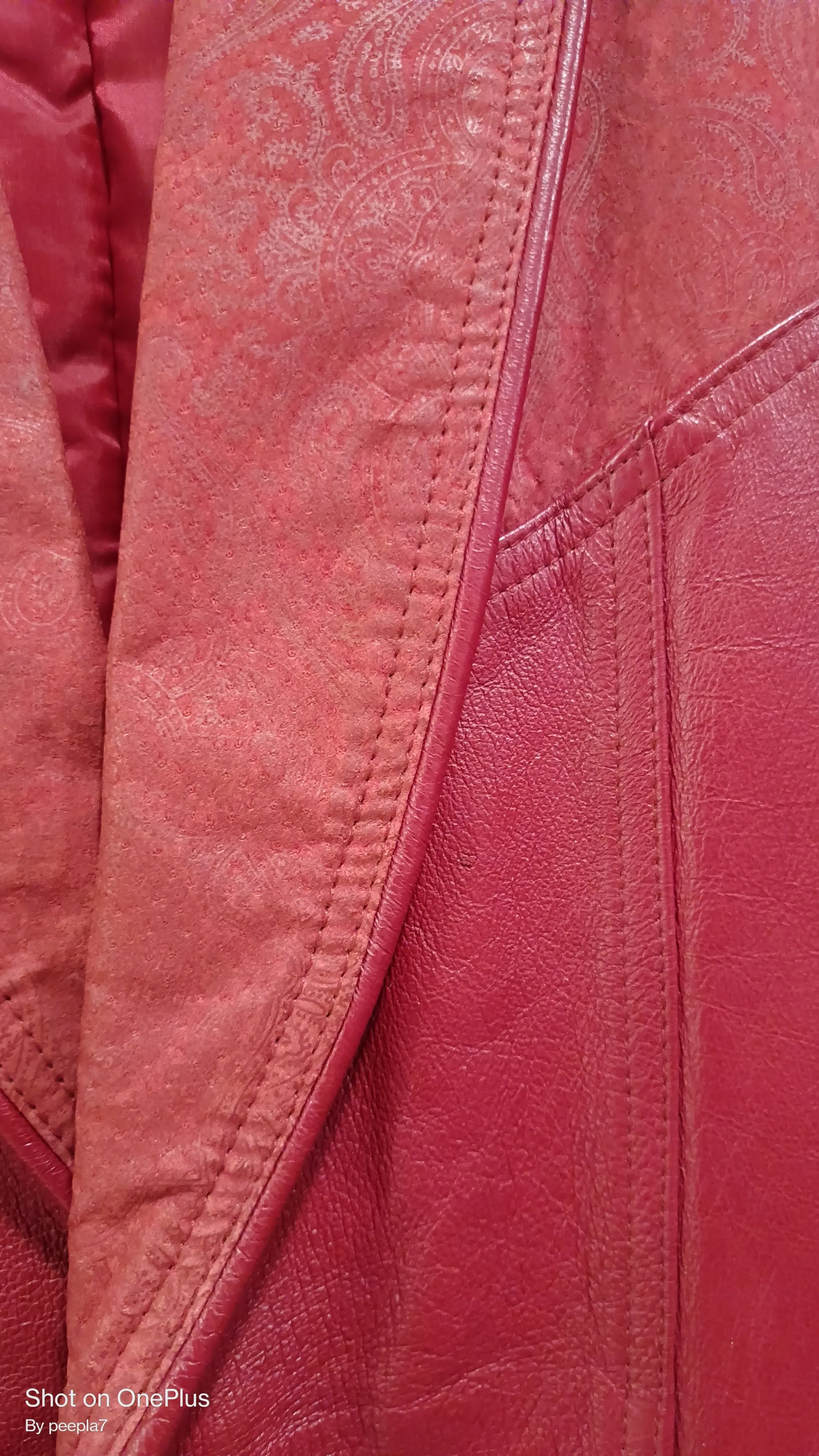 Ladie's G-III Vintage Leather Trench Coat