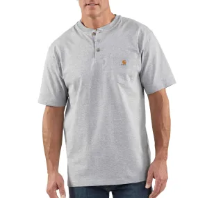LOOSE FIT HEAVYWEIGHT SHORT-SLEEVE POCKET HENLEY T-SHIRT K84