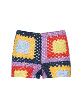 Marni   Cotton crochet mini shorts 