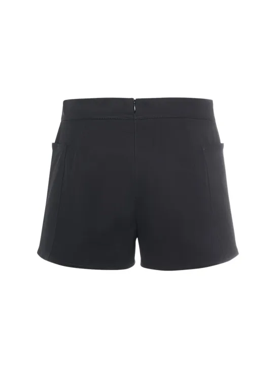 Max Mara   Cotton twill mini shorts 