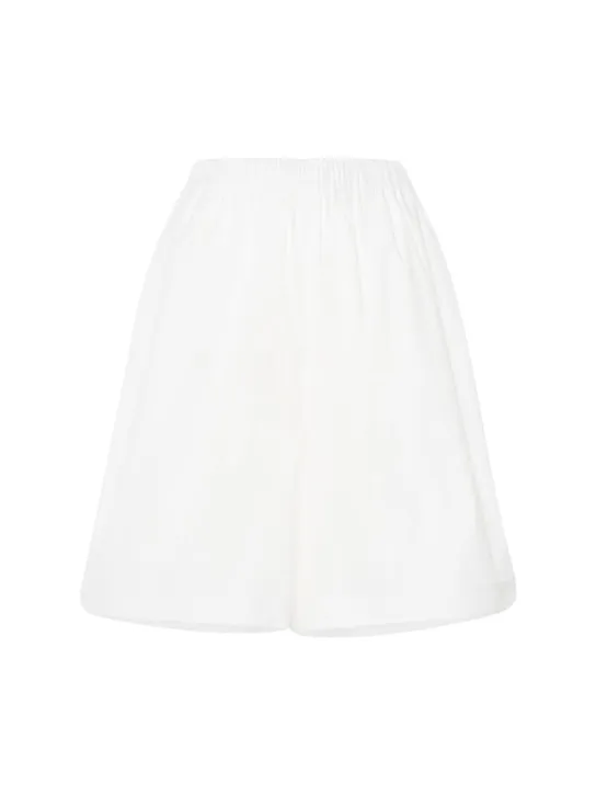 Max Mara   Oliveto poplin shorts 