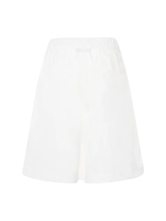 Max Mara   Oliveto poplin shorts 