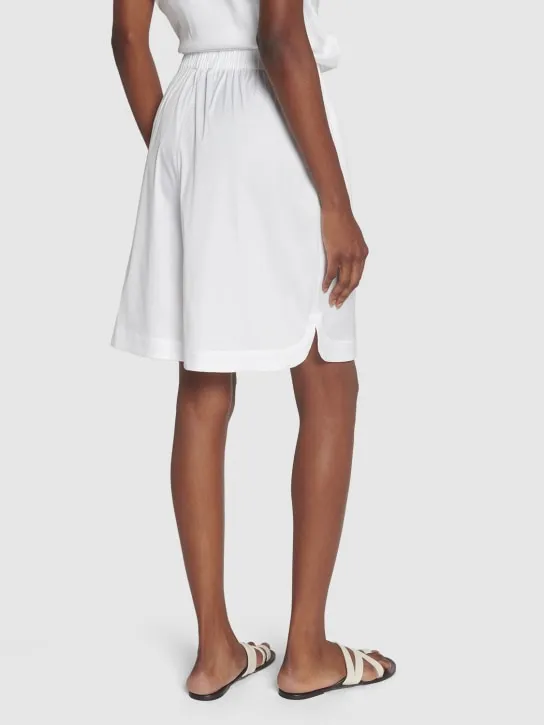 Max Mara   Oliveto poplin shorts 