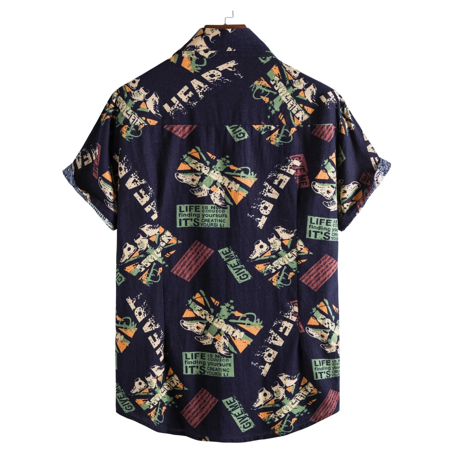 Men's Button Loose Shirt Fashion Streetwear