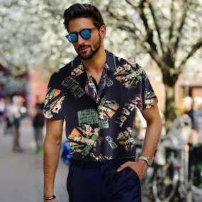 Men's Button Loose Shirt Fashion Streetwear