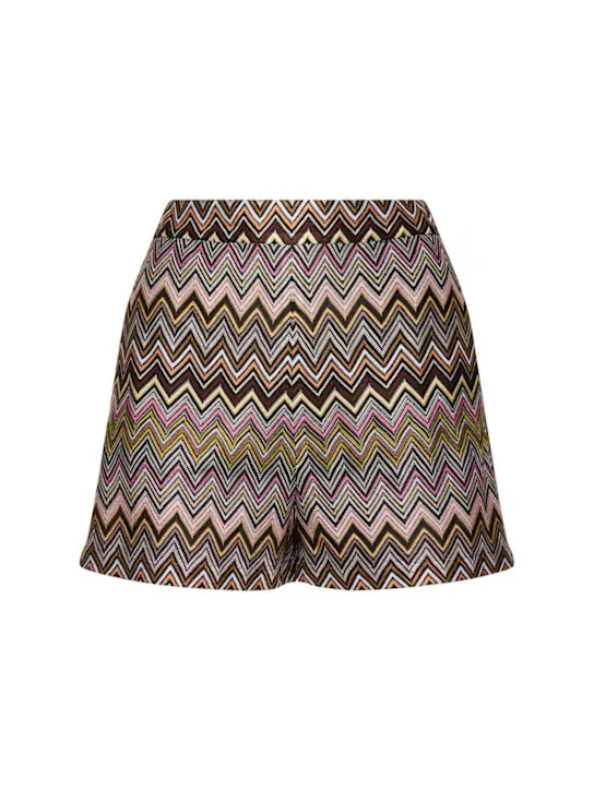 Missoni   Chevron viscose shorts 