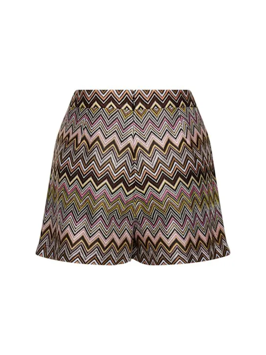 Missoni   Chevron viscose shorts 