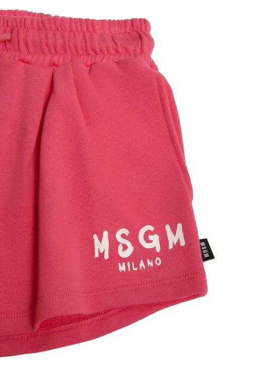 MSGM   Cotton sweat shorts 