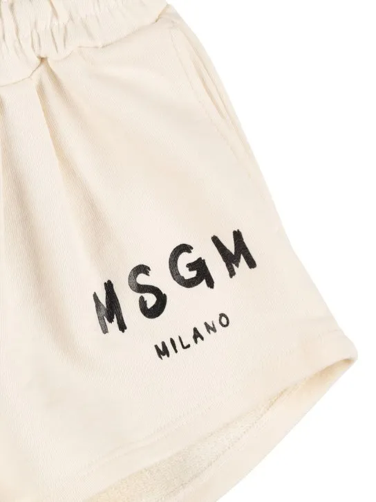 MSGM   Cotton sweat shorts 