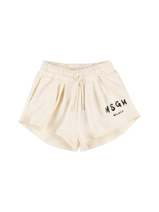 MSGM   Cotton sweat shorts 