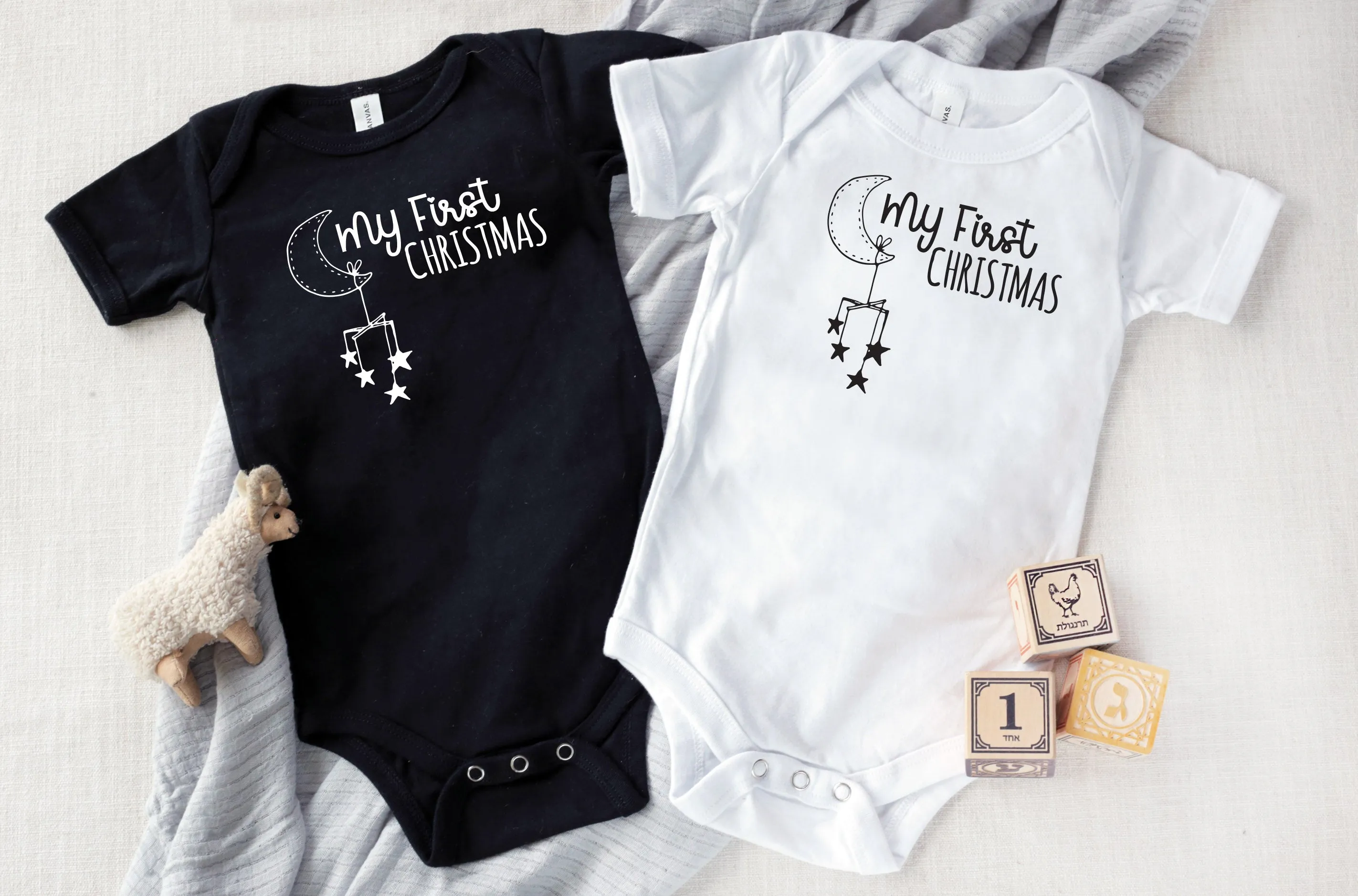 My First Christmas Baby Bodysuit