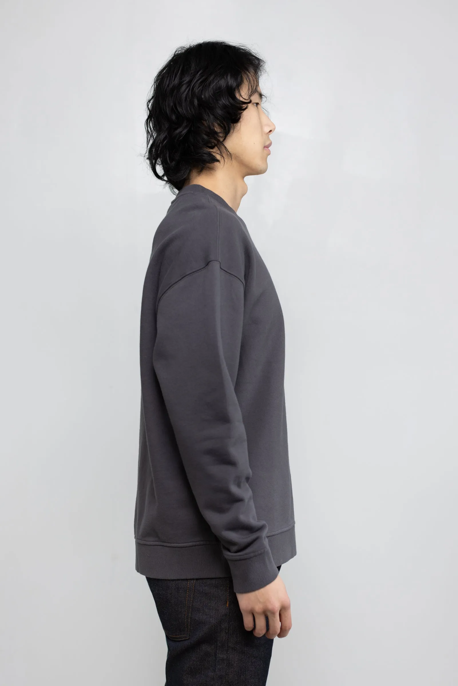 NS2174-3 Cotton Fleece Sweatshirt in Ash