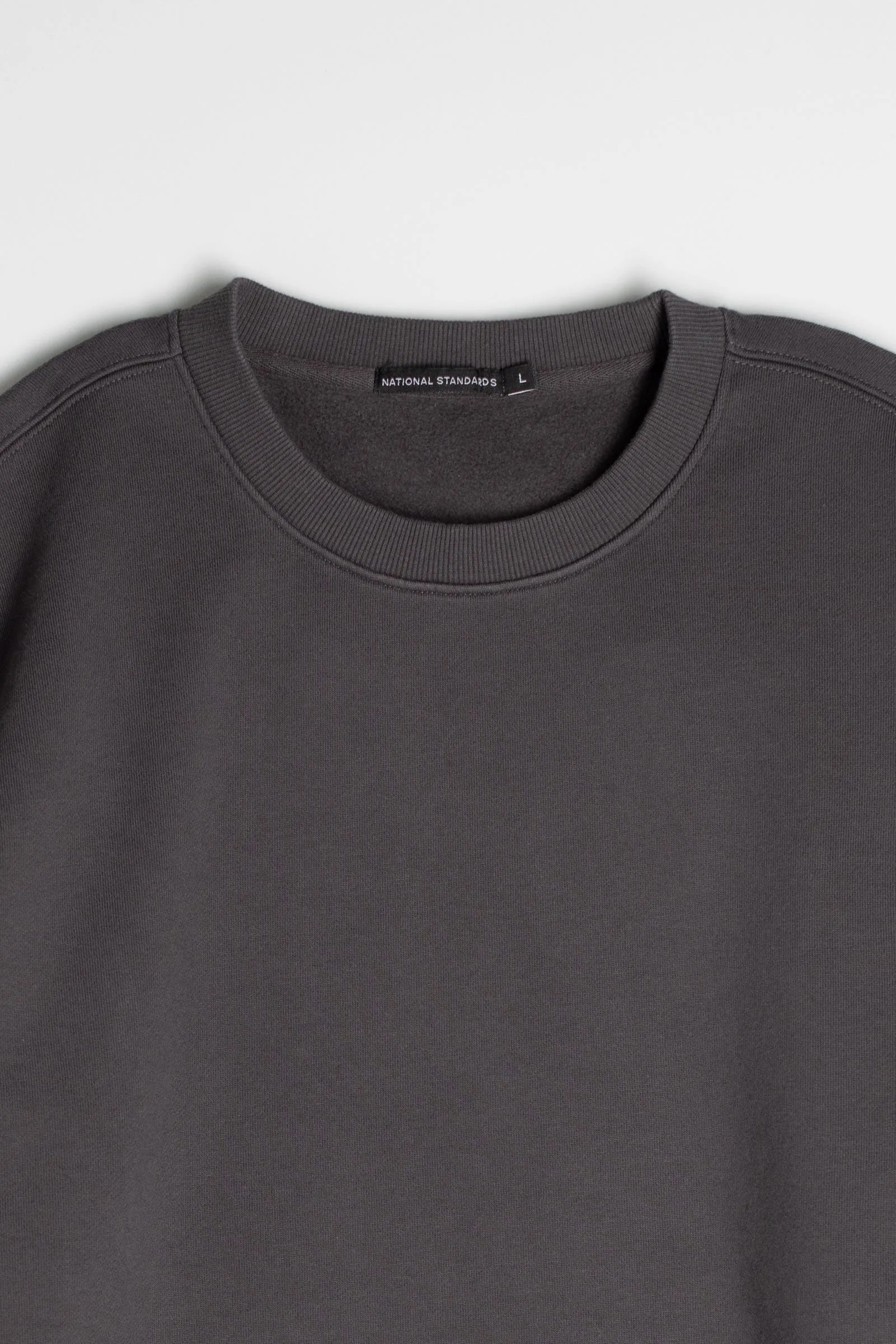 NS2174-3 Cotton Fleece Sweatshirt in Ash