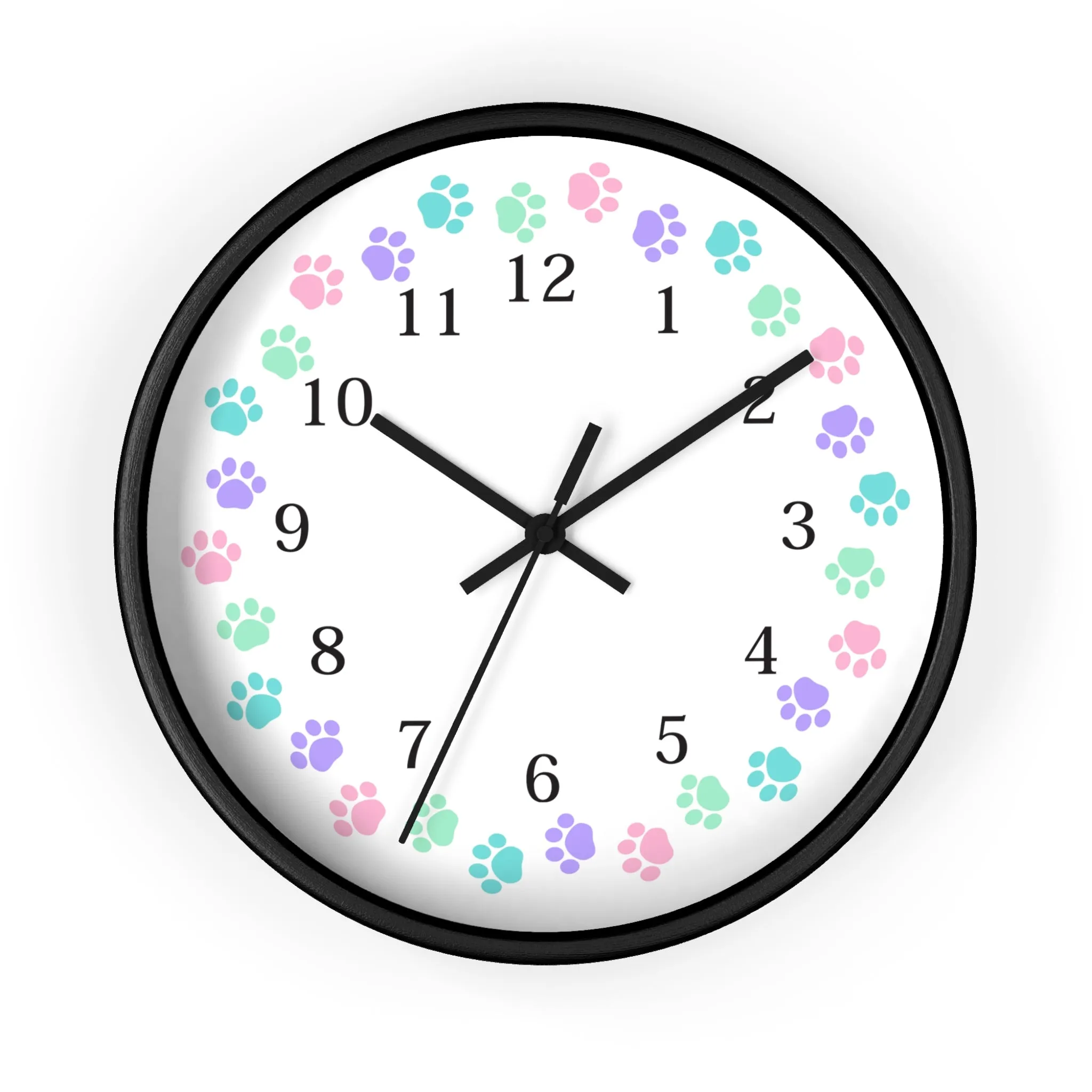 Paw Prints - Wall Clock