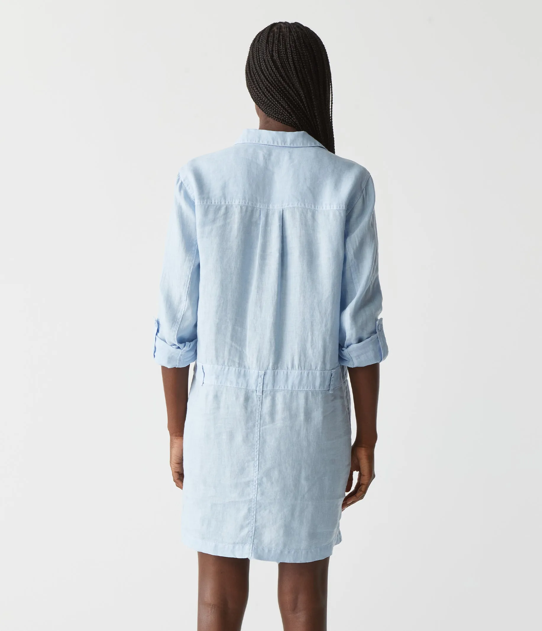 Pilar Linen Shirt Dress