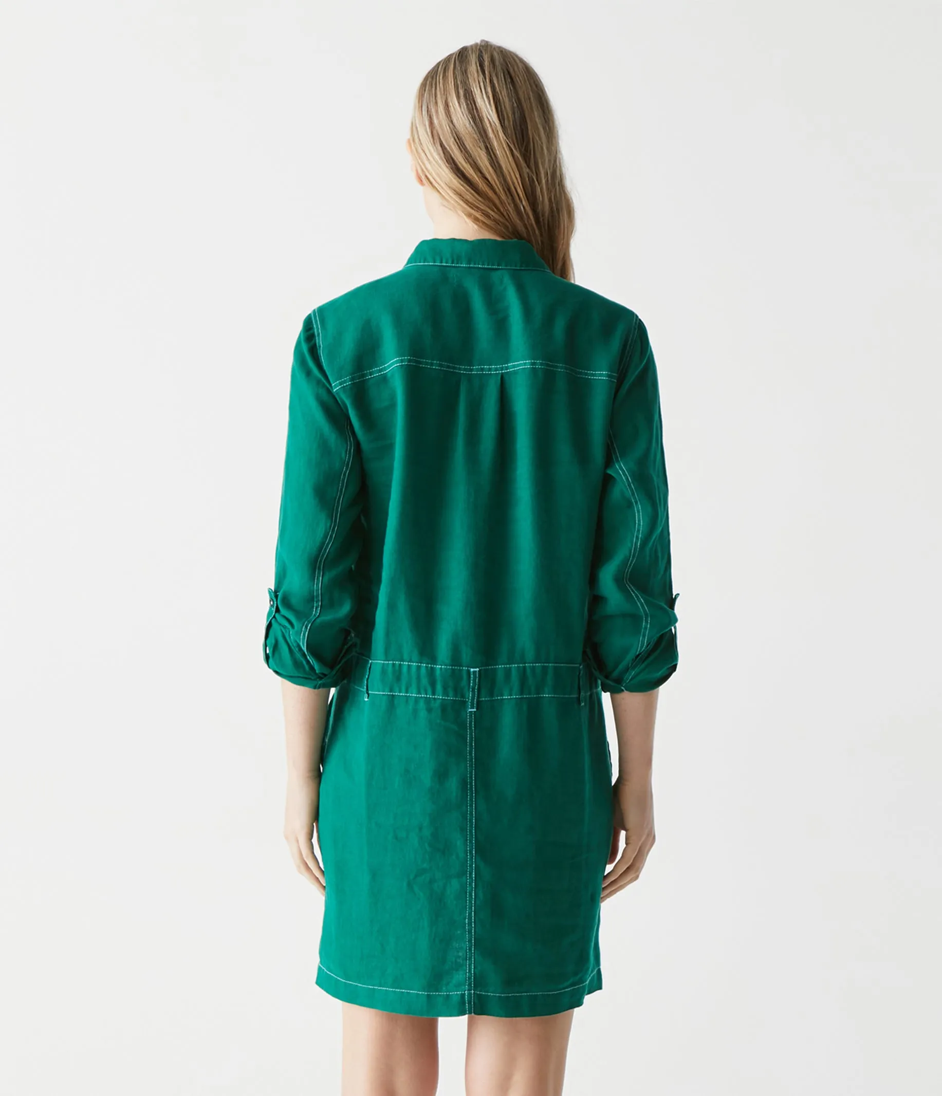 Pilar Linen Shirt Dress