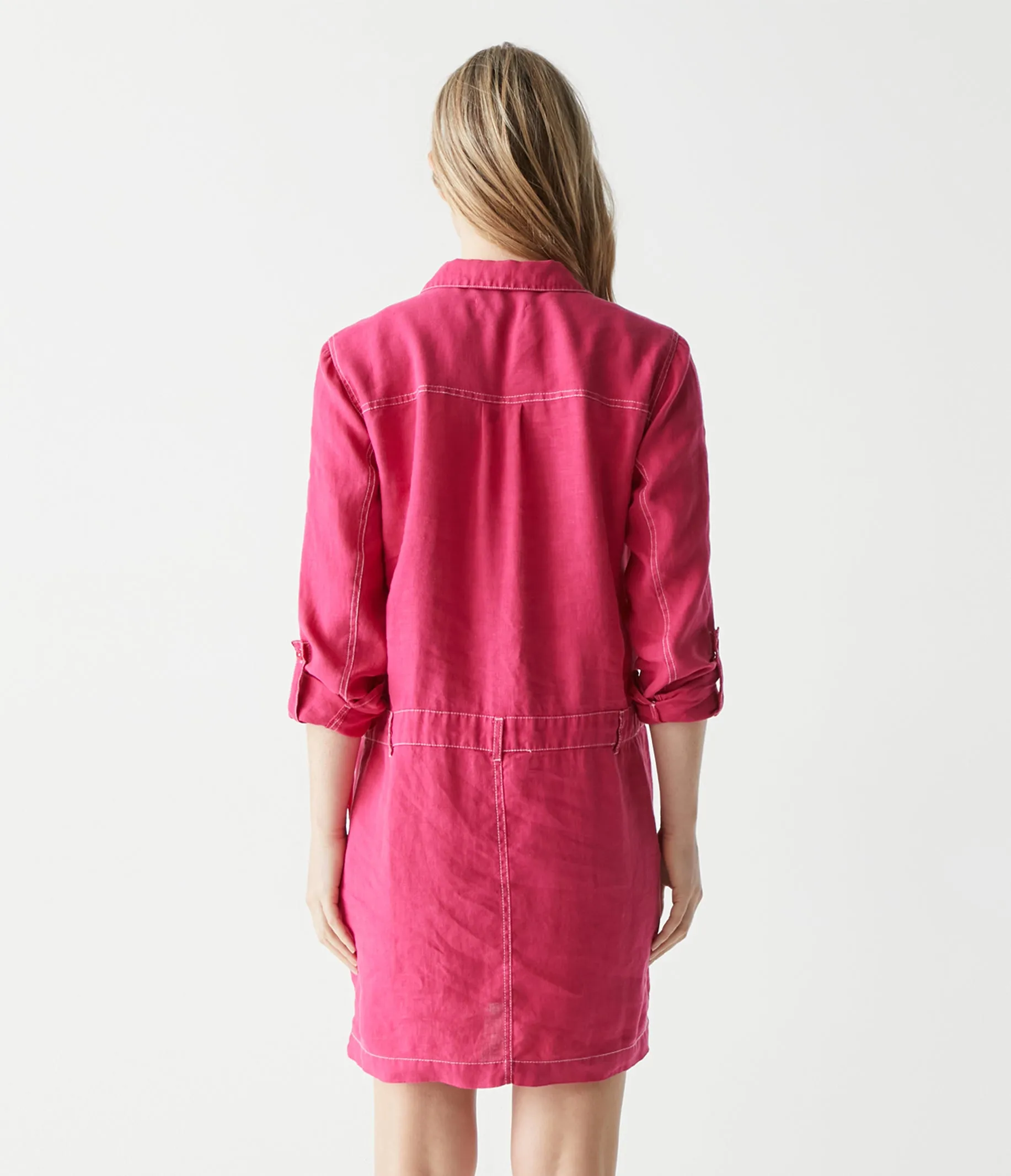 Pilar Linen Shirt Dress
