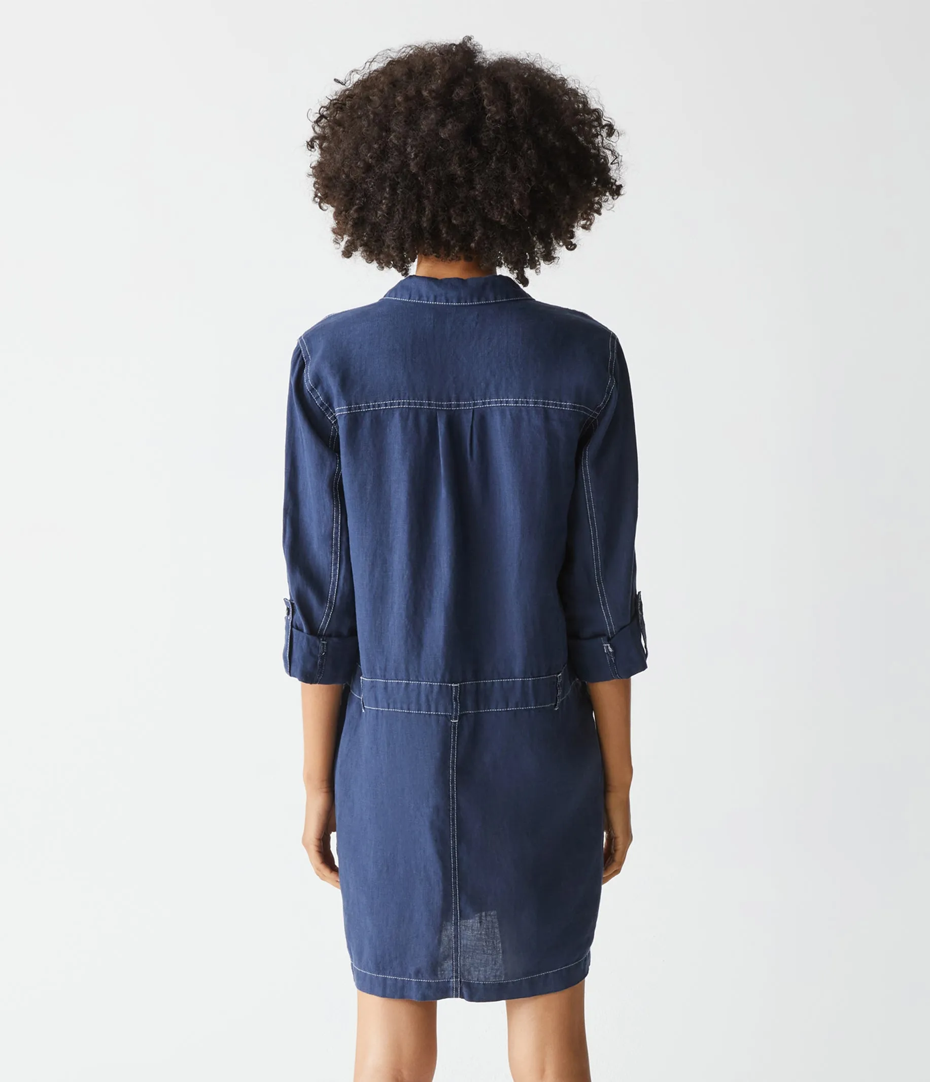 Pilar Linen Shirt Dress