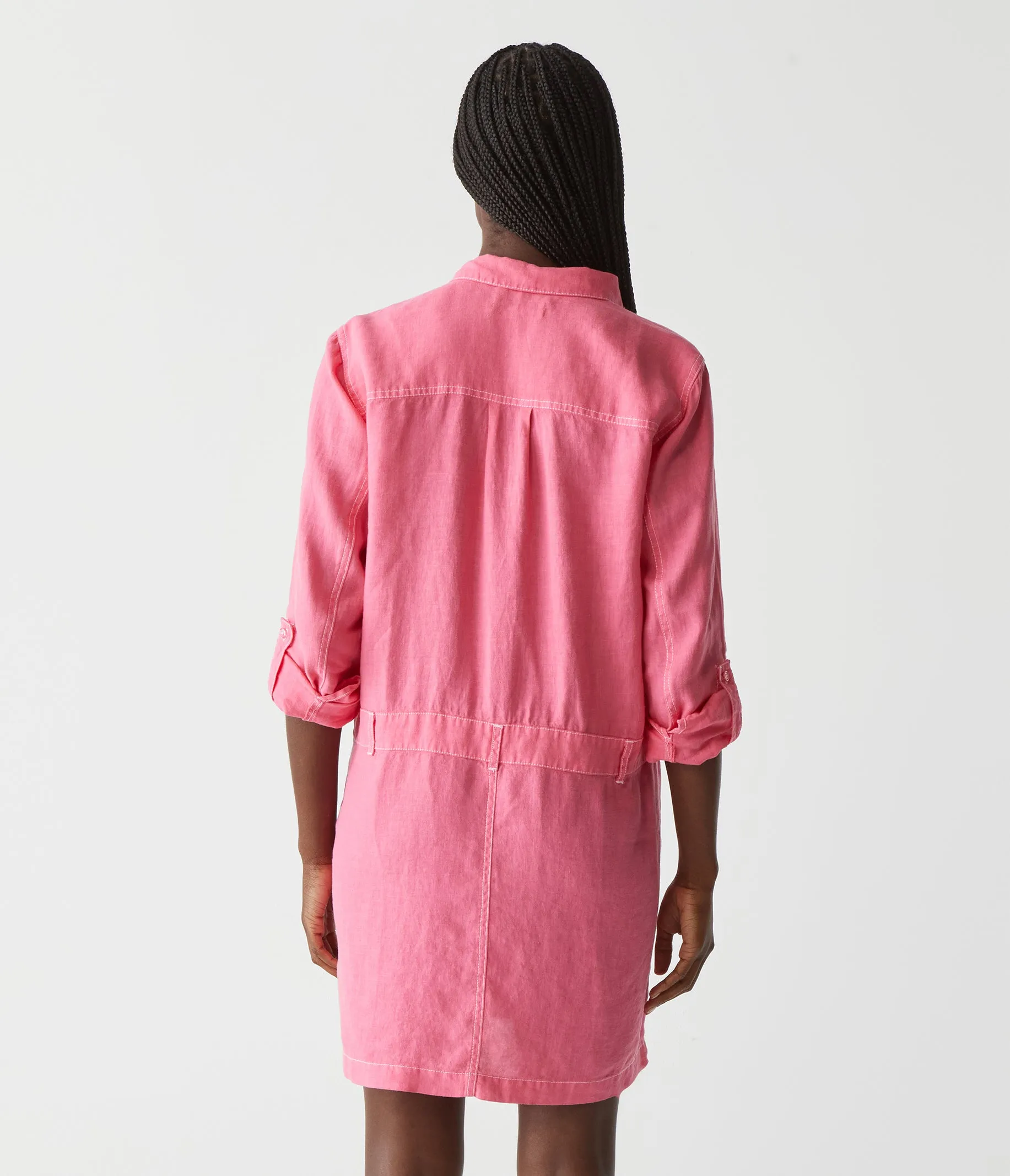 Pilar Linen Shirt Dress