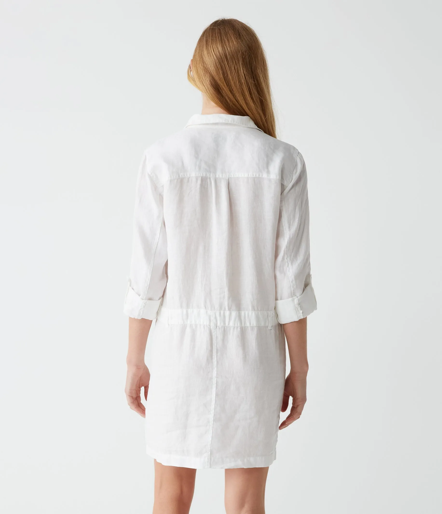 Pilar Linen Shirt Dress