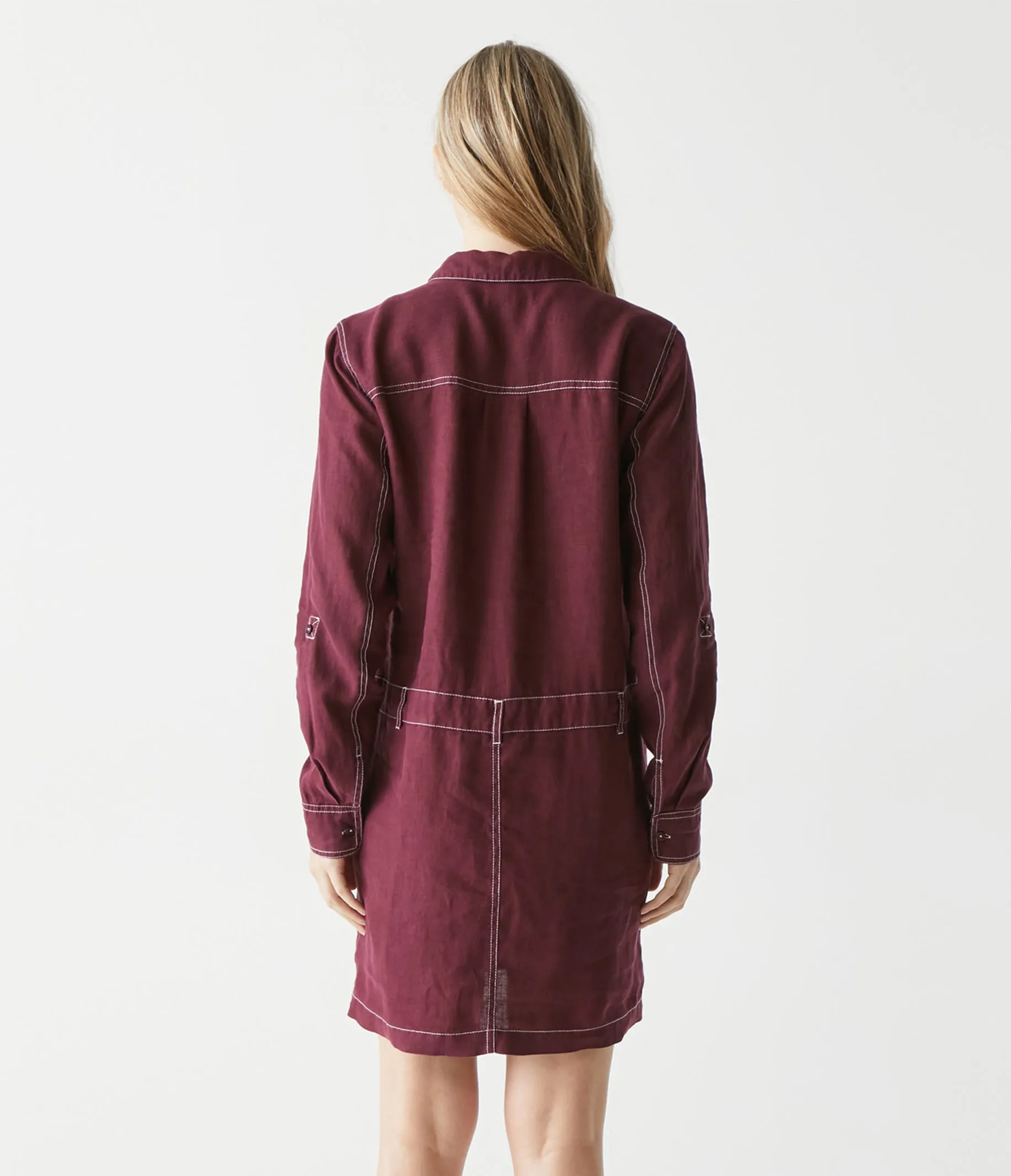 Pilar Linen Shirt Dress