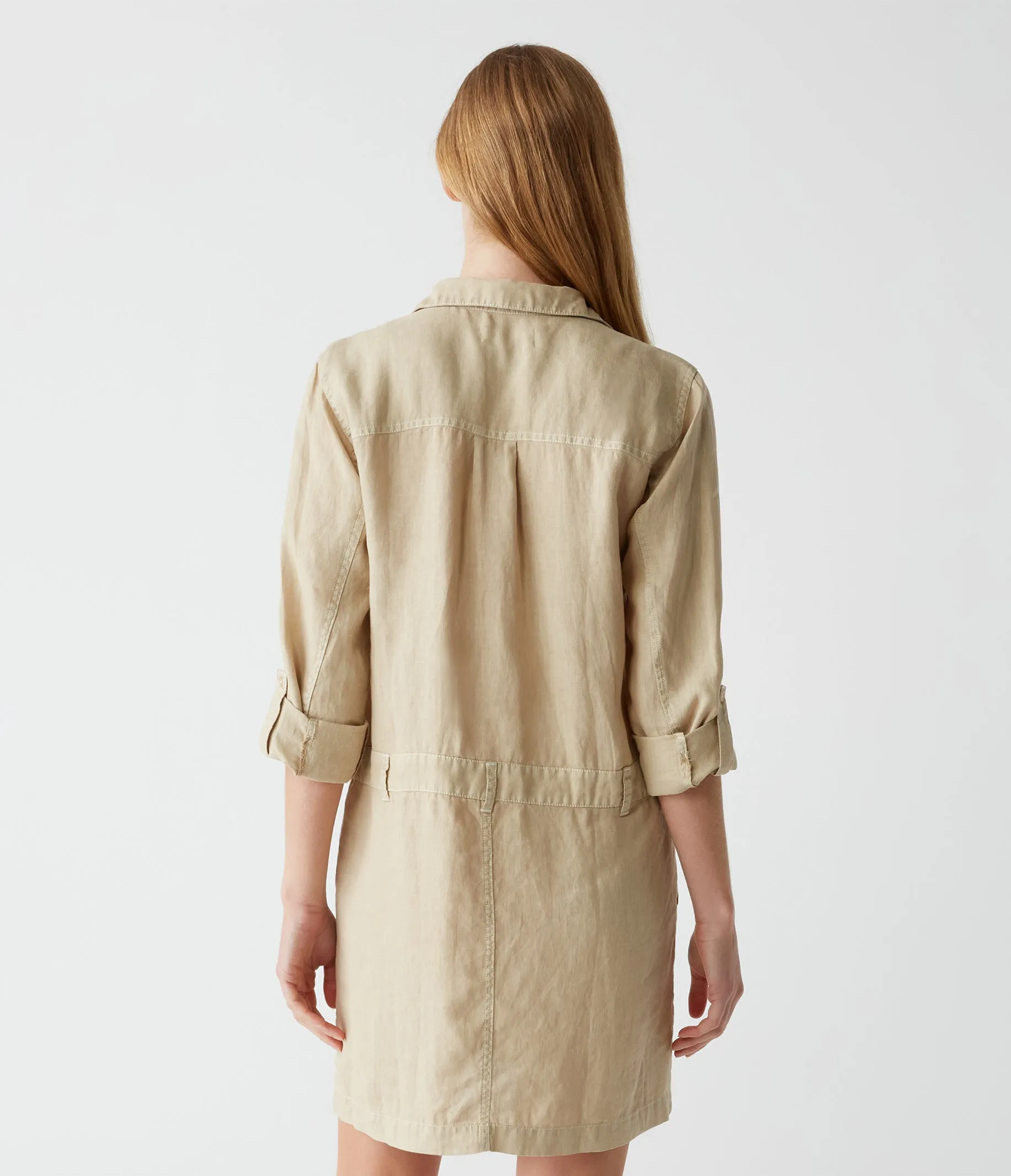 Pilar Linen Shirt Dress