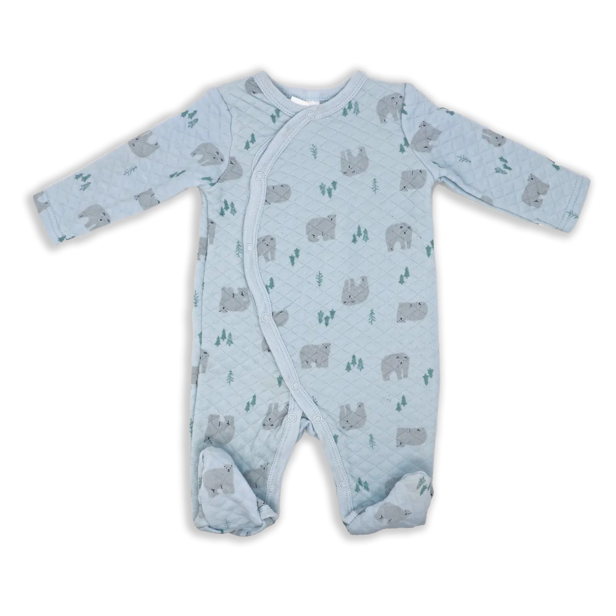 Polar Bear Quilted Bodysuit Sleeper