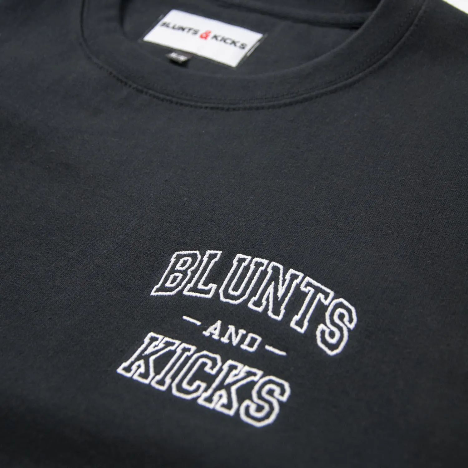 "Collegiate" Crewneck - Black