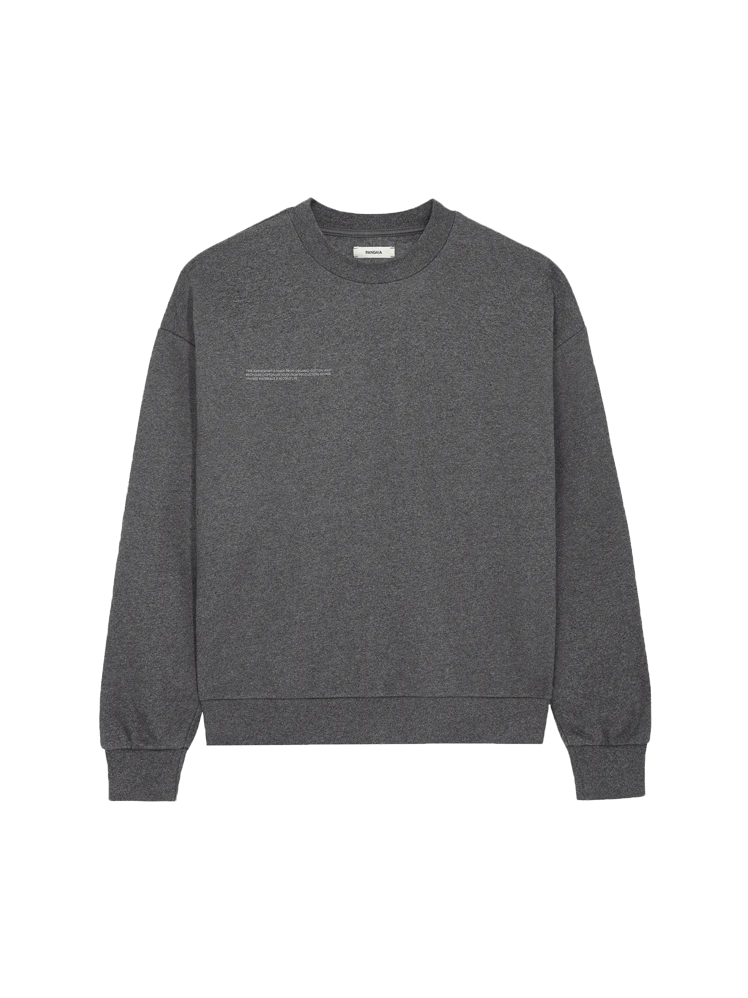 Reclaimed Cotton Sweatshirt—reclaim charcoal