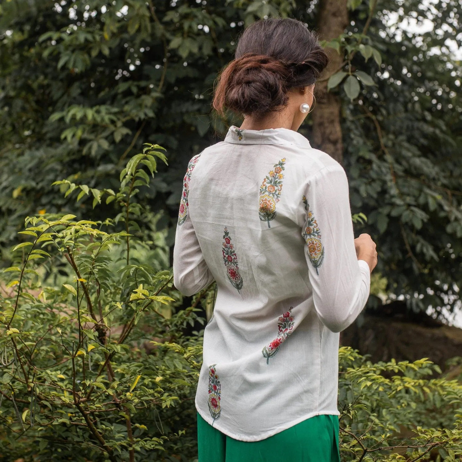 Saanjh Multi Cypress Shirt