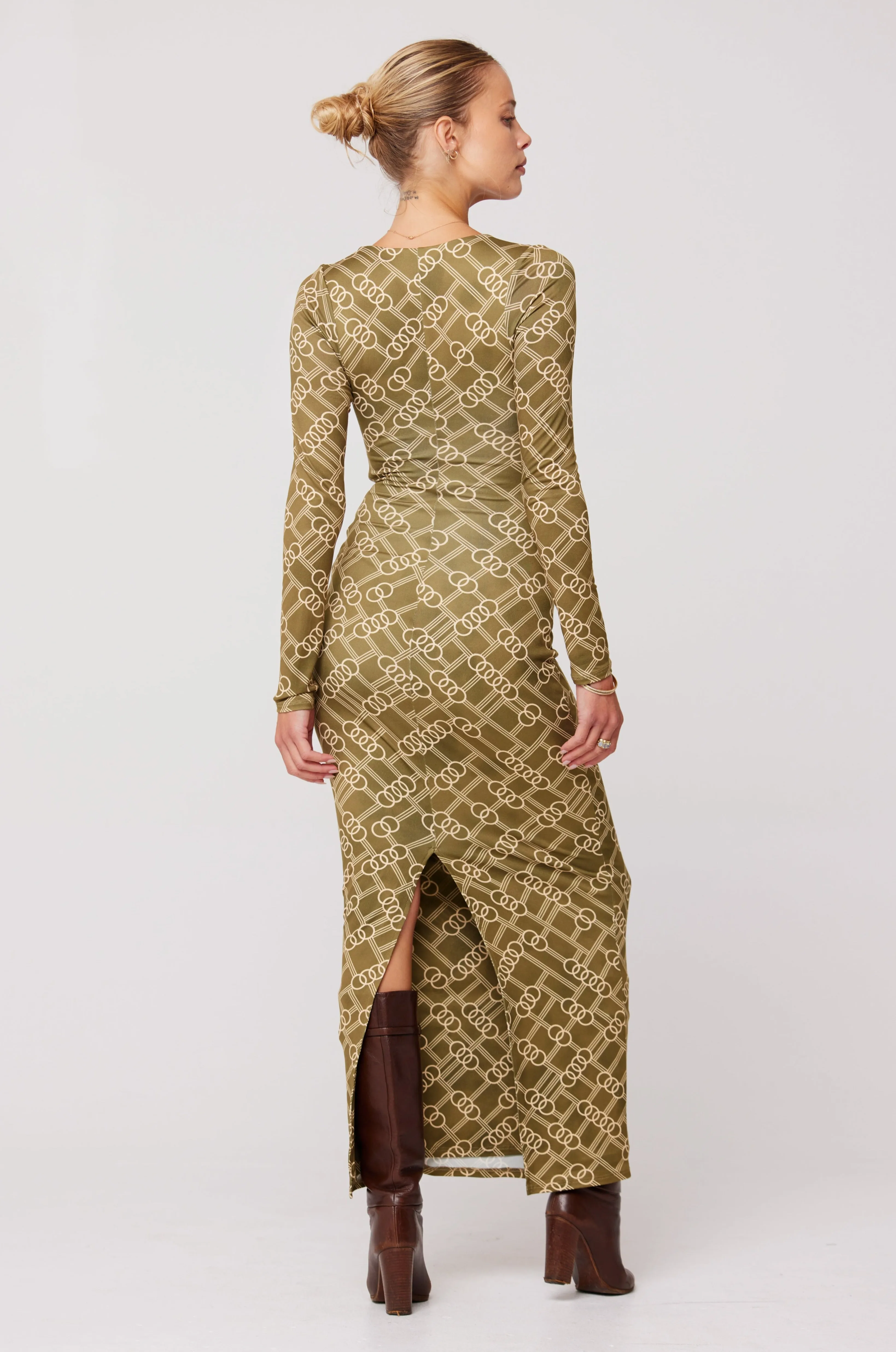 Simone Dress in Link