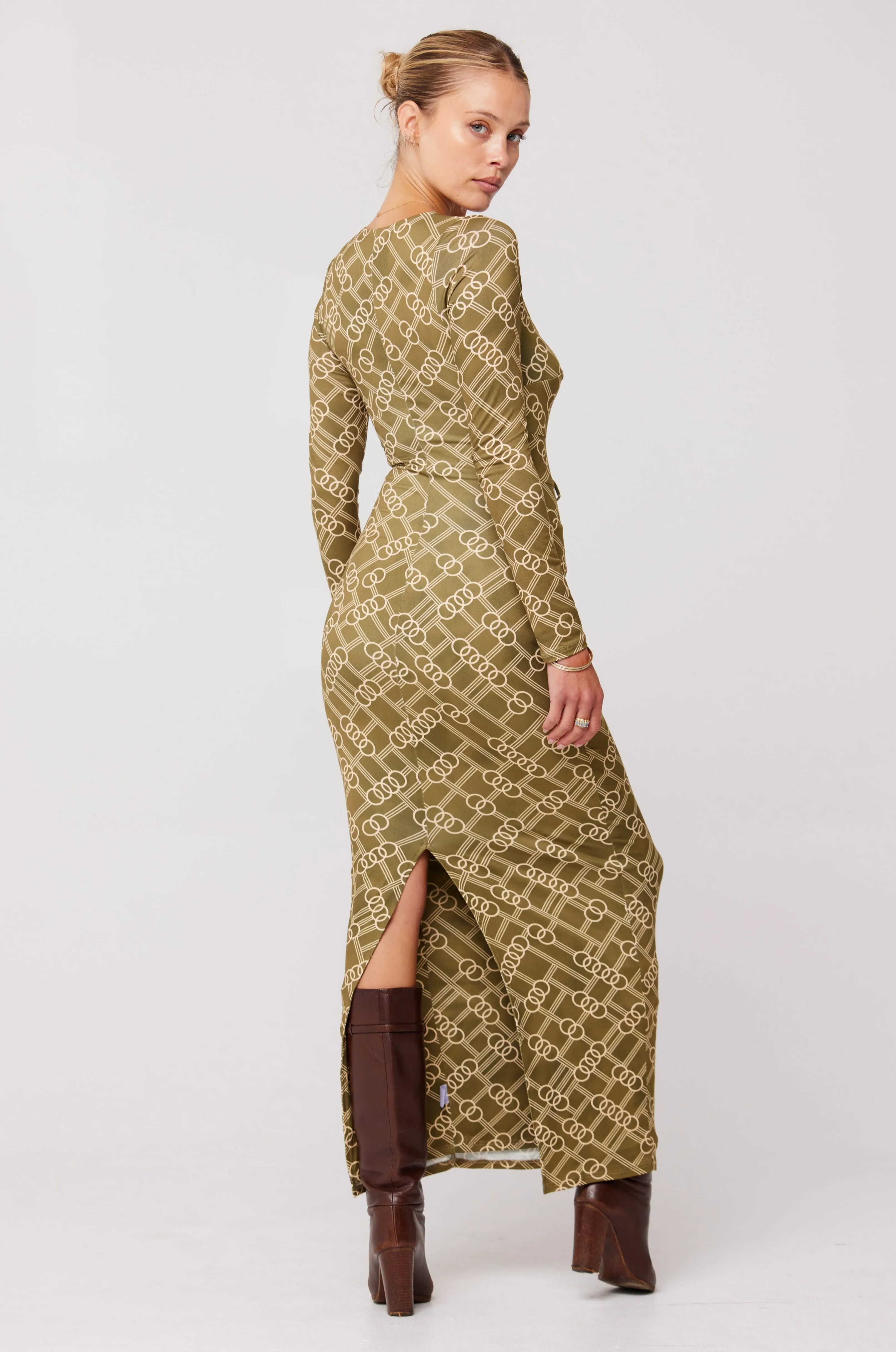 Simone Dress in Link